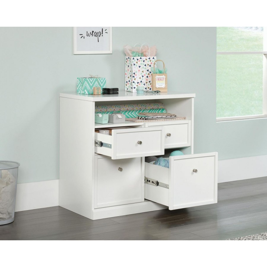 Craft Storage Cabinet White